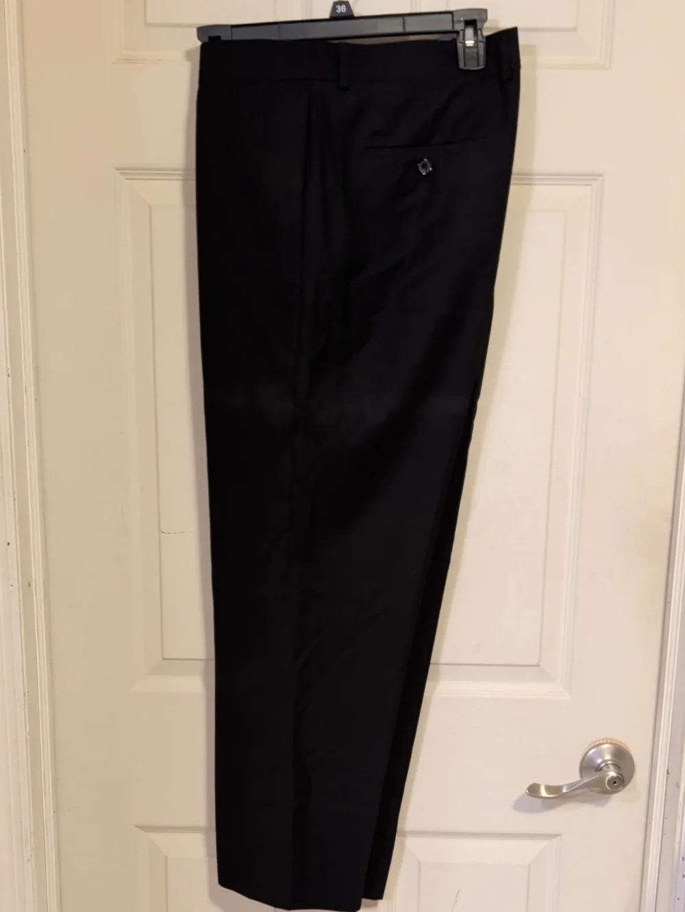 Men's Nicole Miller Black Dress Trousers Size 40x30